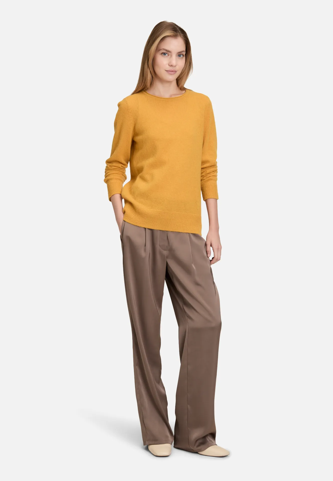 Kaschmir-Pullover mit Rundhalsausschnitt – Bild 2