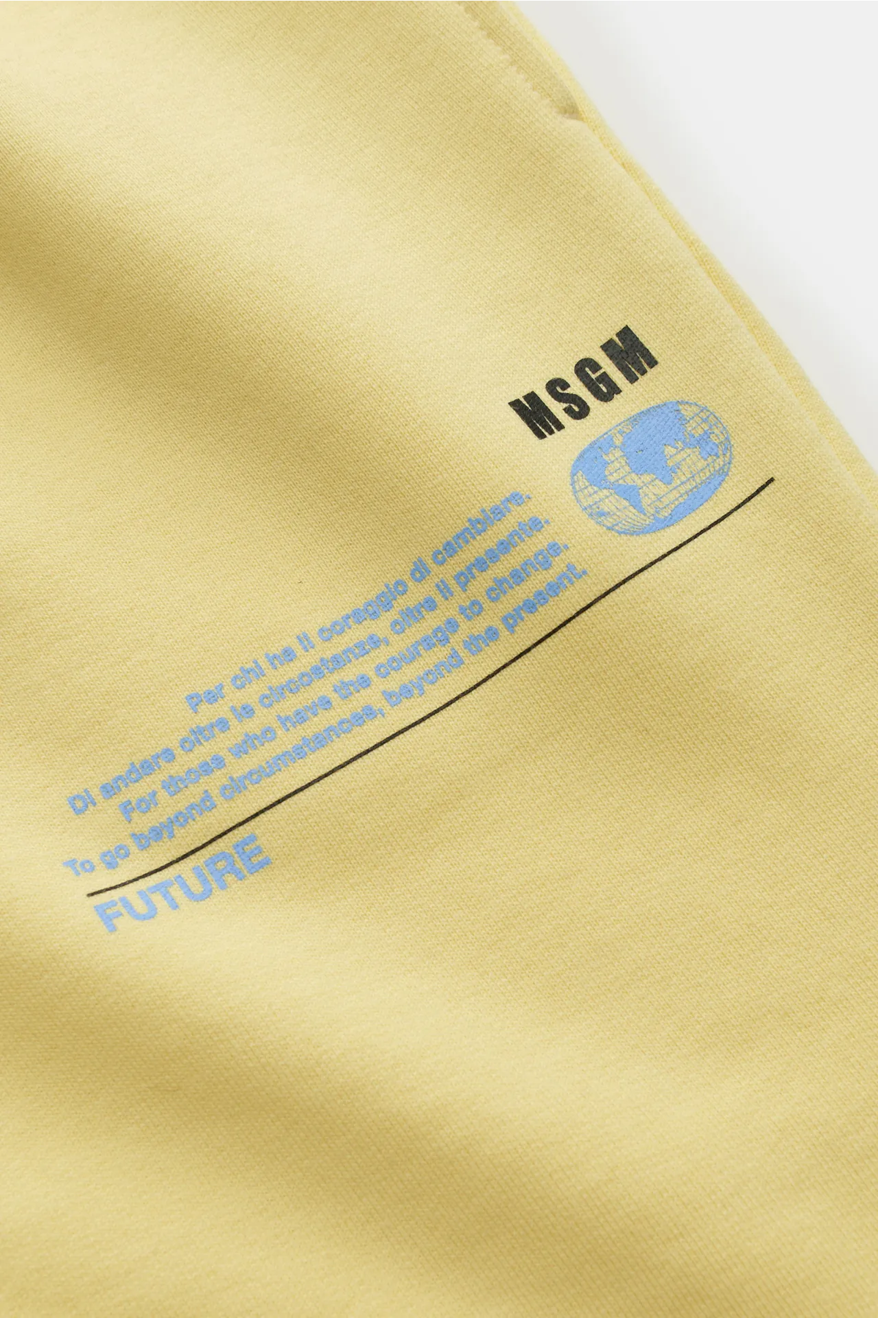 MSGM - Herren - Sweathose hellgelb – Bild 5