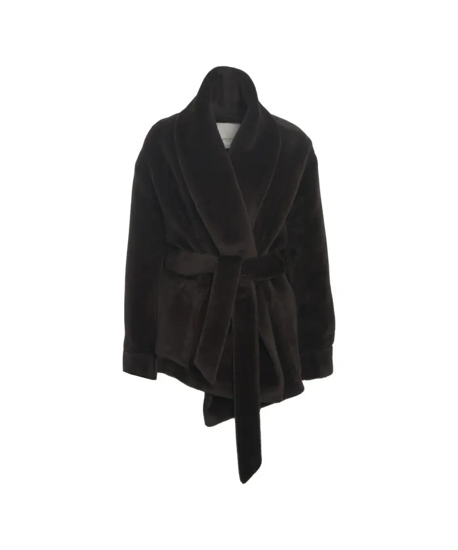 Breras - Alpaca Fur Coat - Größe 44 - schwarz Breras - Alpaca Fur Coat - Größe 44 - schwarz