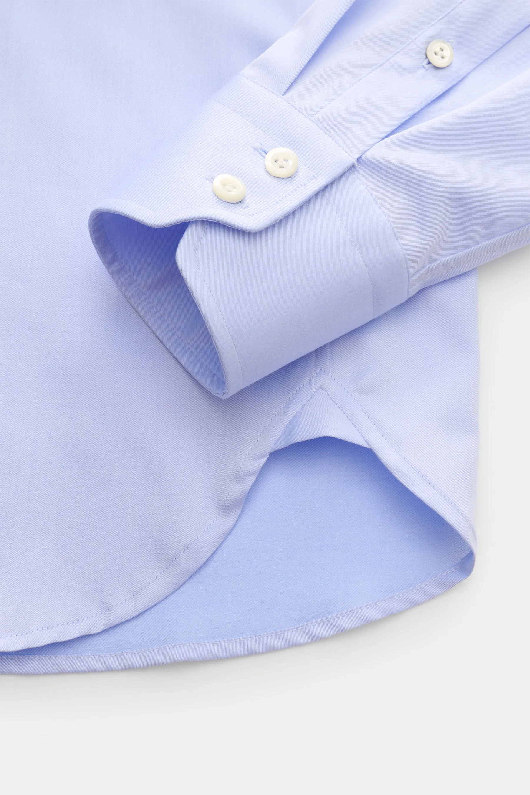 van Laack - Herren - Business Hemd 'Rivara Slim Fit' Haifisch-Kragen hellblau – Bild 3