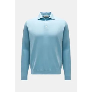Filippo de Laurentiis - Herren - Strickpolo hellblau Filippo de Laurentiis - Herren - Strickpolo hellblau