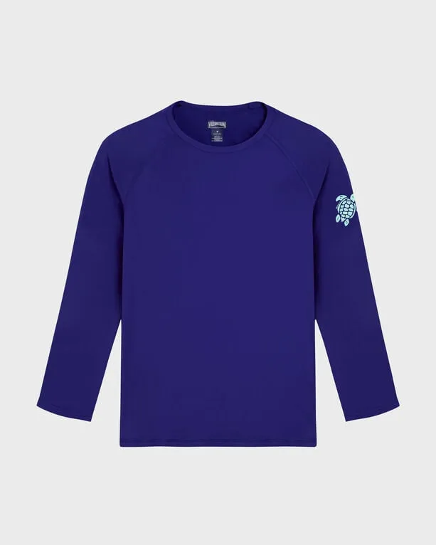 Vilebrequin - Langärmeliger Turtle Rashguard Mit Uv-schutz Für Herren - Rashguard - Regulary - Blau - Größe S Vilebrequin - Langärmeliger Turtle Rashguard Mit Uv-schutz Für Herren - Rashguard - Regulary - Blau - Größe S