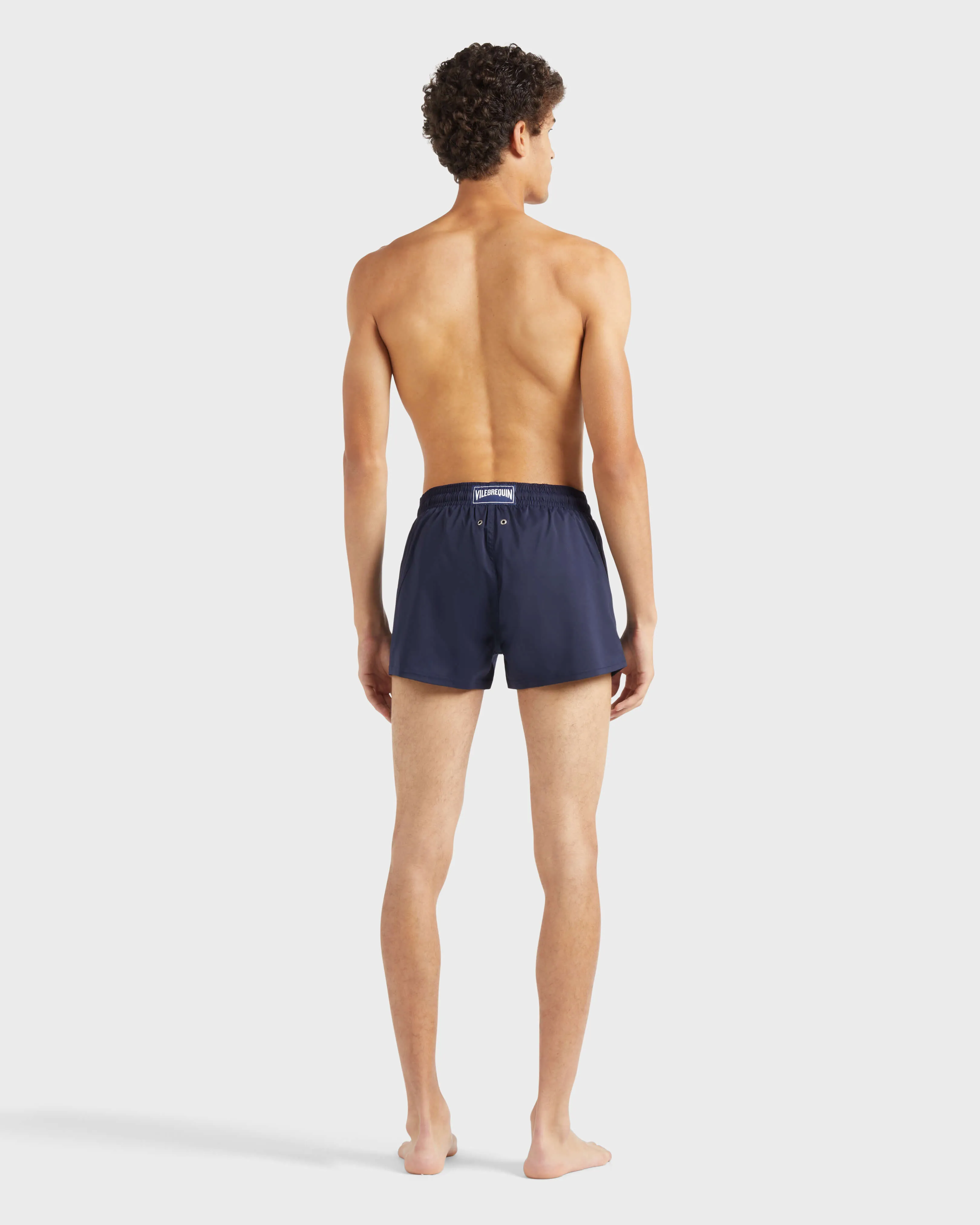 Vilebrequin - Kurze Und Figurbetonte Einfarbige Stretch-bademode Für Herren - Bademode - Man - Blau - Größe M – Bild 4