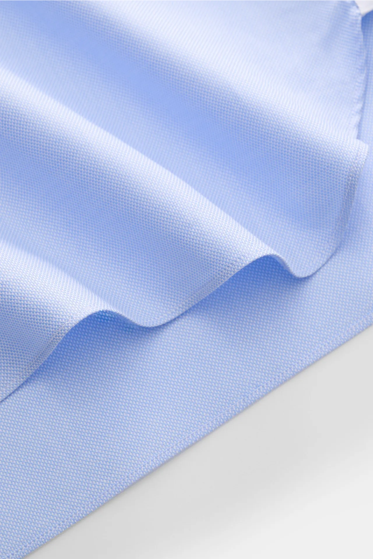 Borrelli - Herren - Oxford Hemd 'Nando' Haifisch-Kragen hellblau – Bild 4