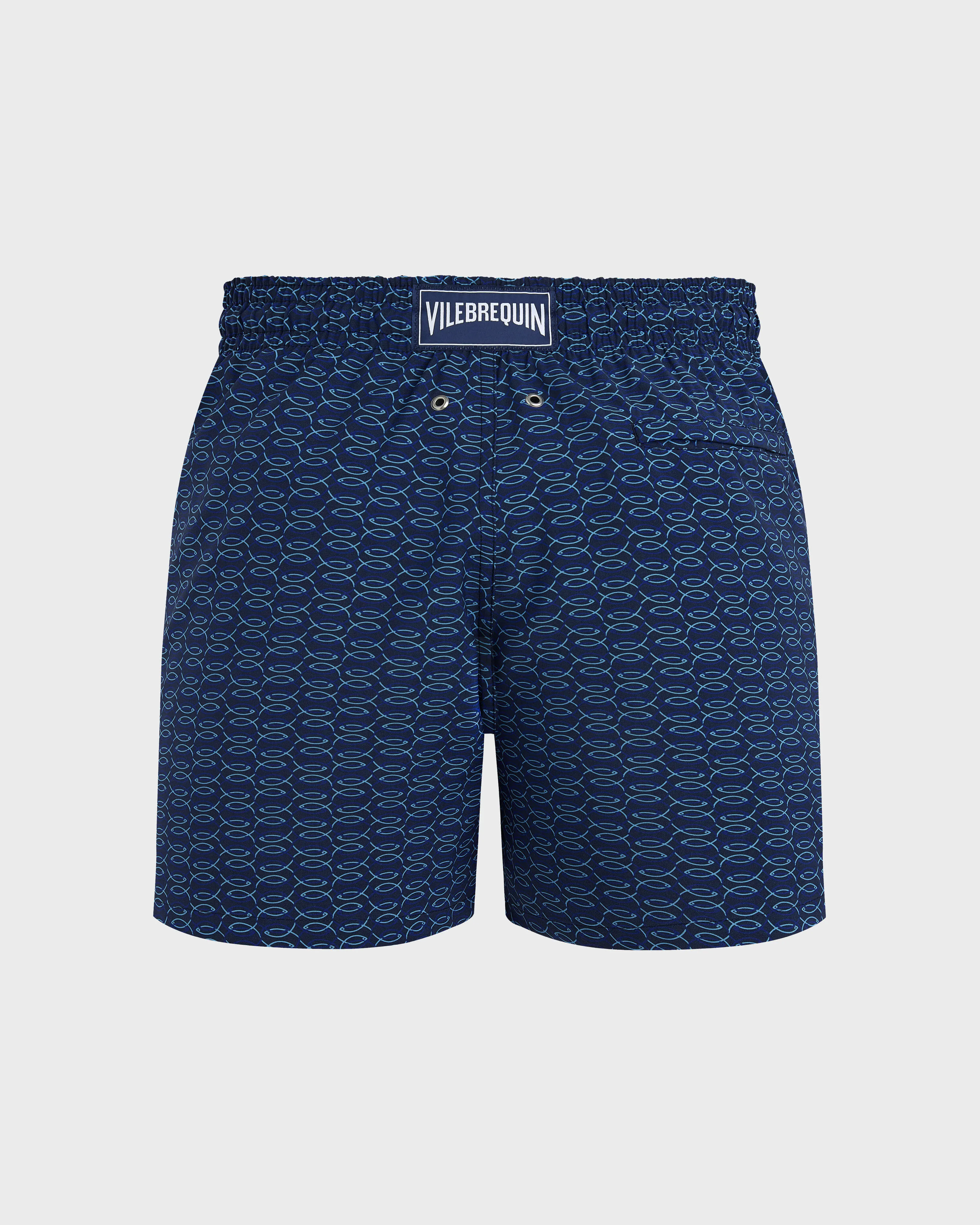 Vilebrequin - Fish Net Badeshorts Aus Wolle Für Herren - Bademode - Moopea - Blau - Größe XS – Bild 2