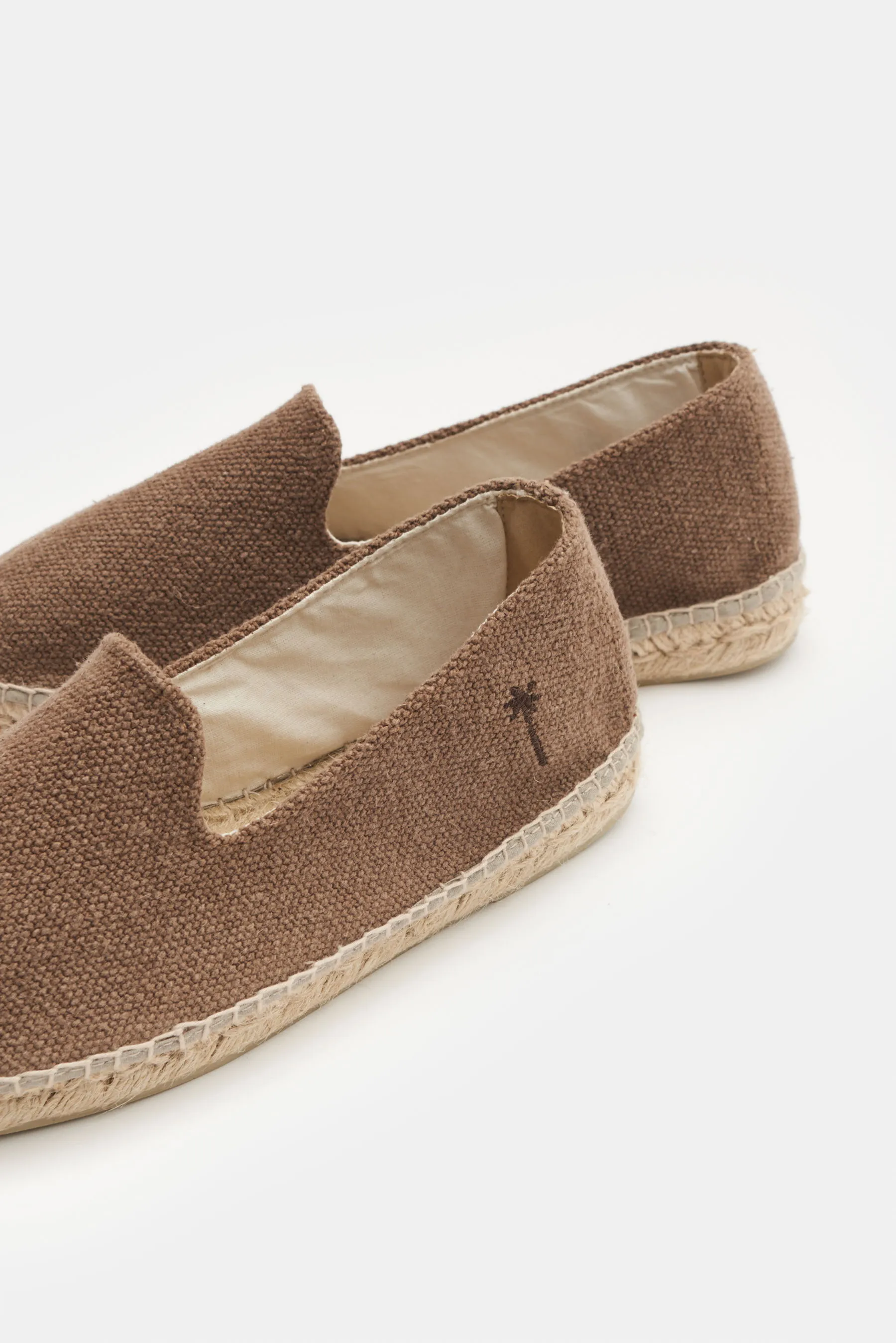 Manebí - Herren - Espadrilles 'Coarse Woven Canvas' taupe – Bild 4