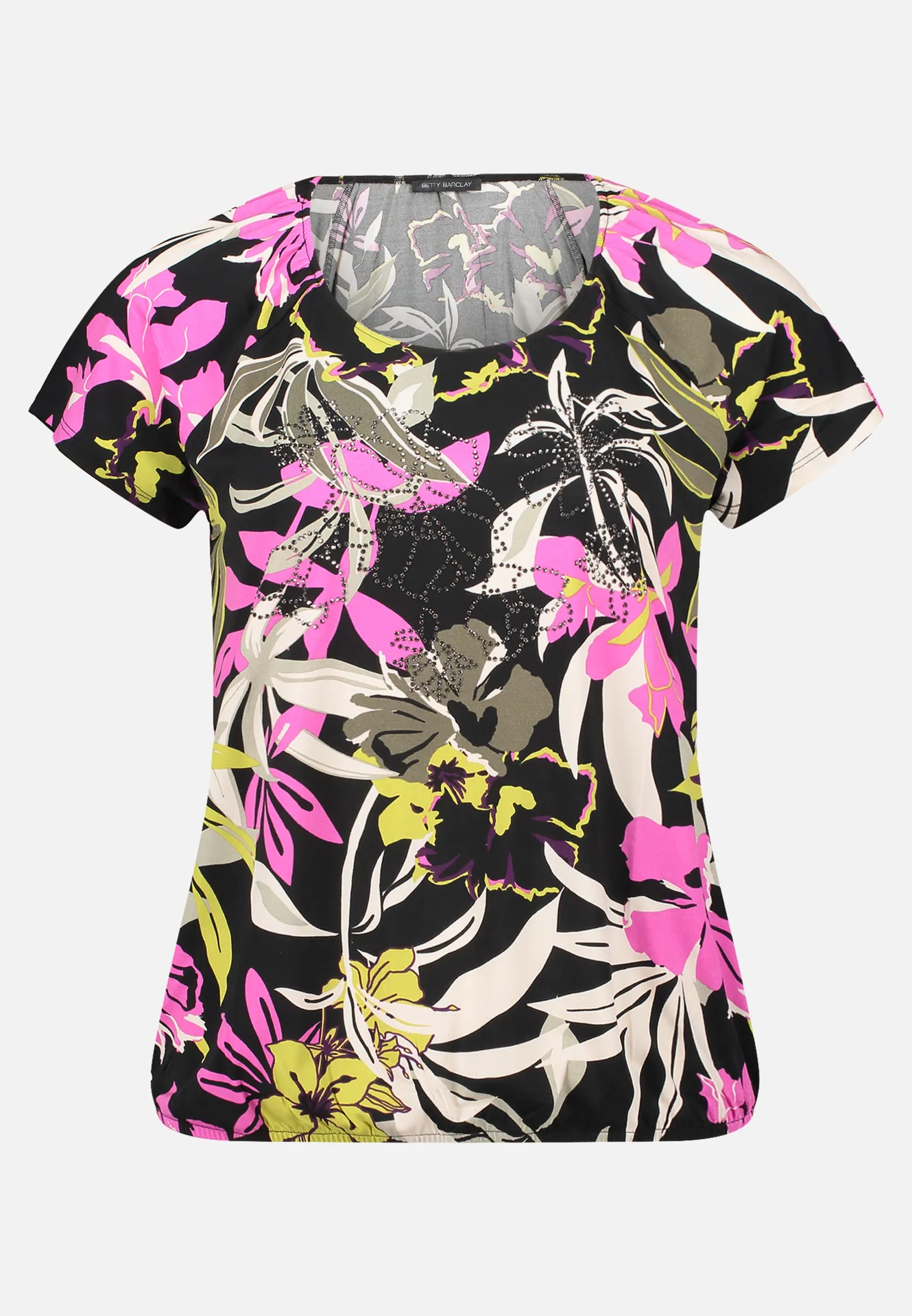 Printshirt mit Gummizug – Bild 3