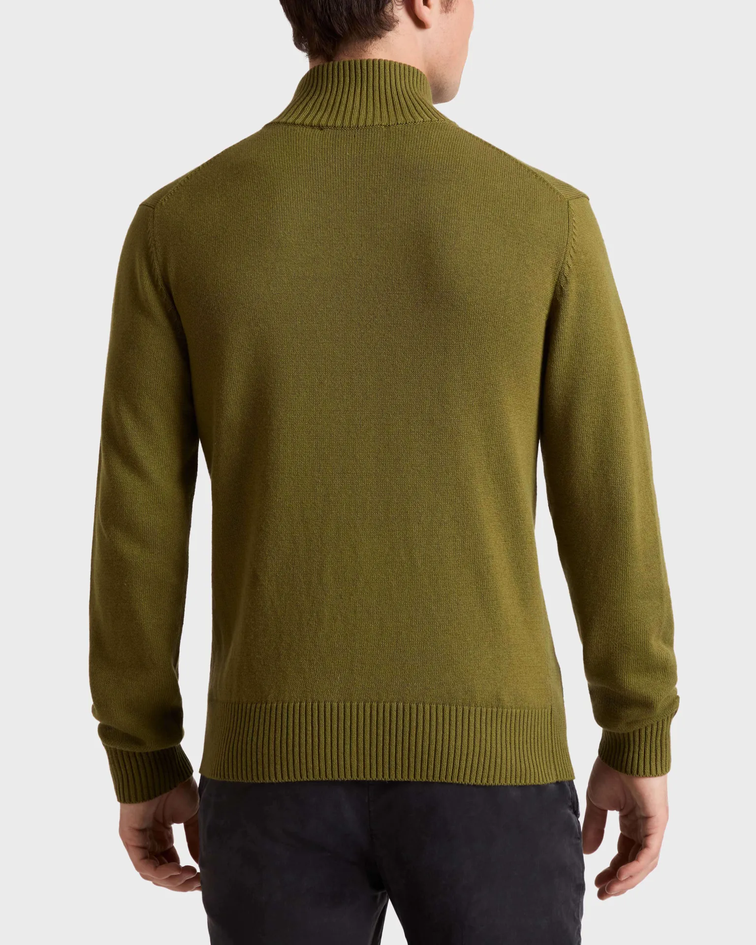 Vilebrequin - Turtle Pullover Mit Reißverschluss Aus Baumwolle Und Kaschmir Für Herren - Pullover - Petrus - Grün - Größe L – Bild 4