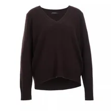 S.Marlon - V-Pullover überschnitten - Größe M - braun S.Marlon - V-Pullover überschnitten - Größe M - braun