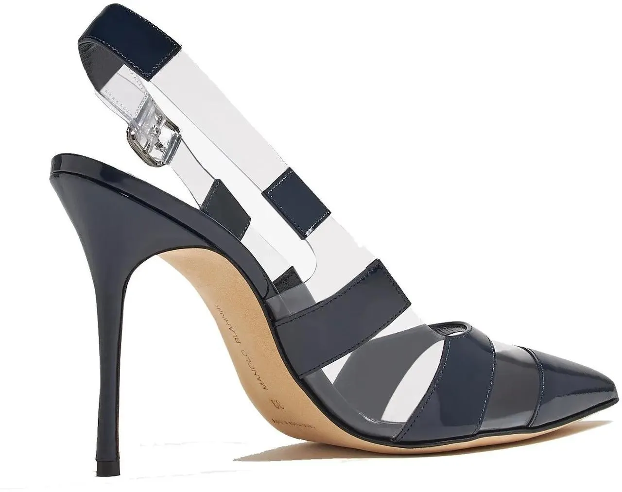 Manolo Blahnik - Manolo Blahnik Uxra 105 Pumps - Größe 40 - blue – Bild 2