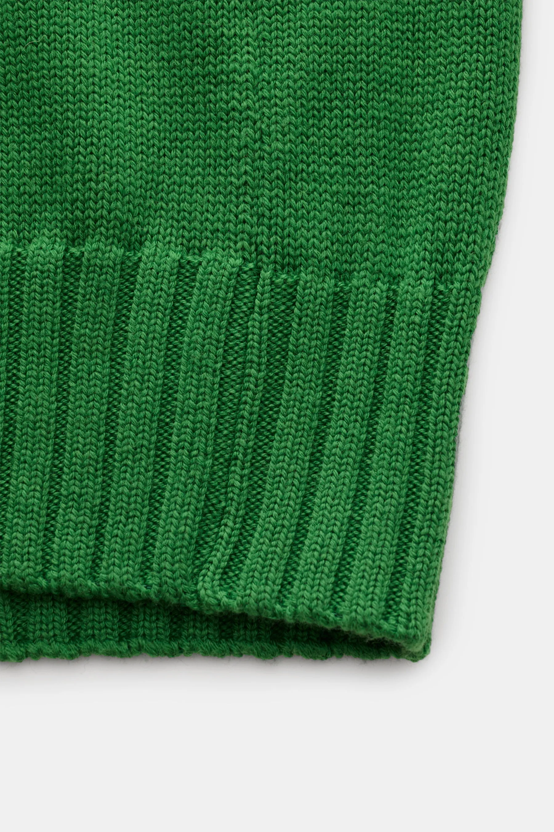 B.F. Knitwear - Herren - Merino Strickjacke grün – Bild 5