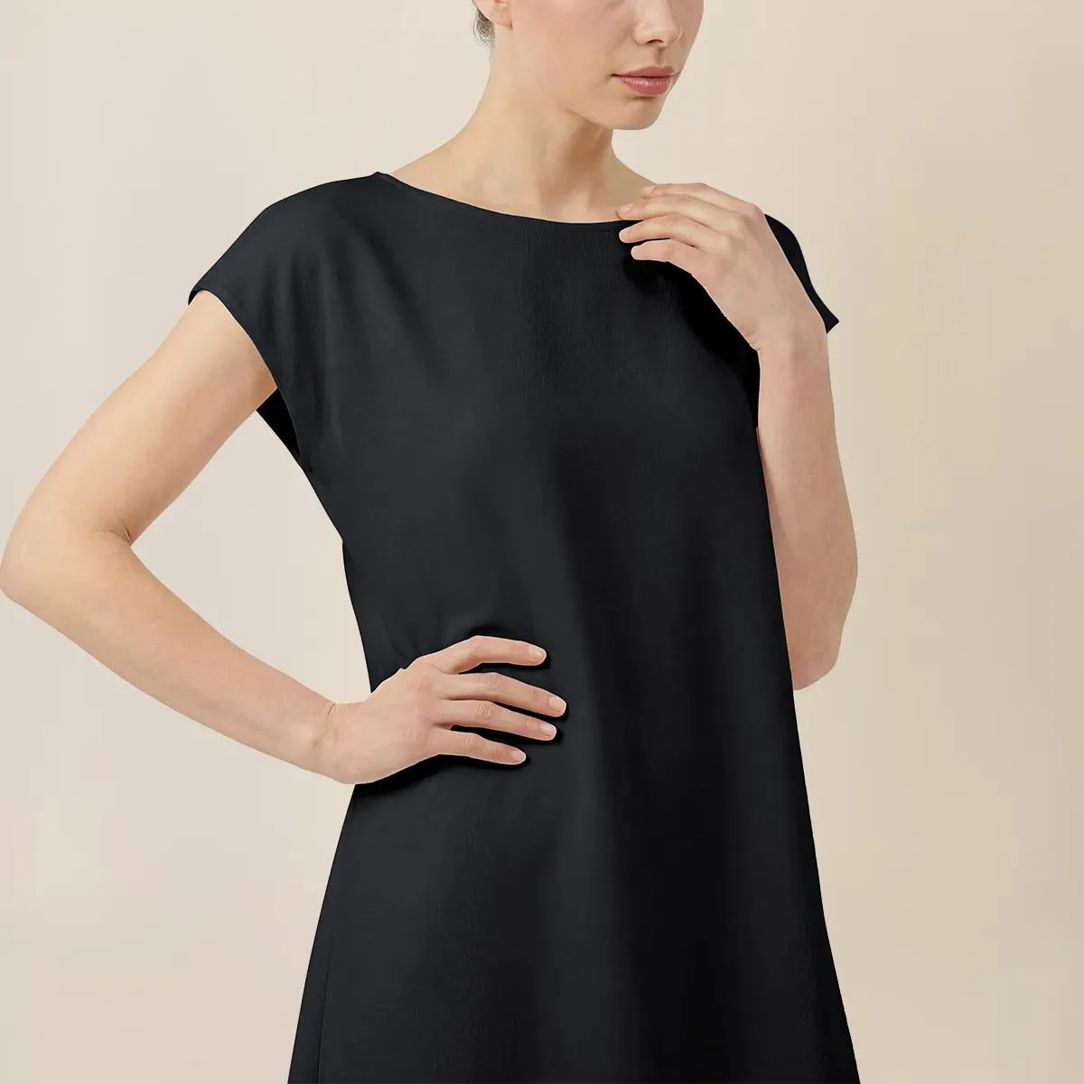 Apart - Oversized Kleid - Größe 36 - schwarz – Bild 3