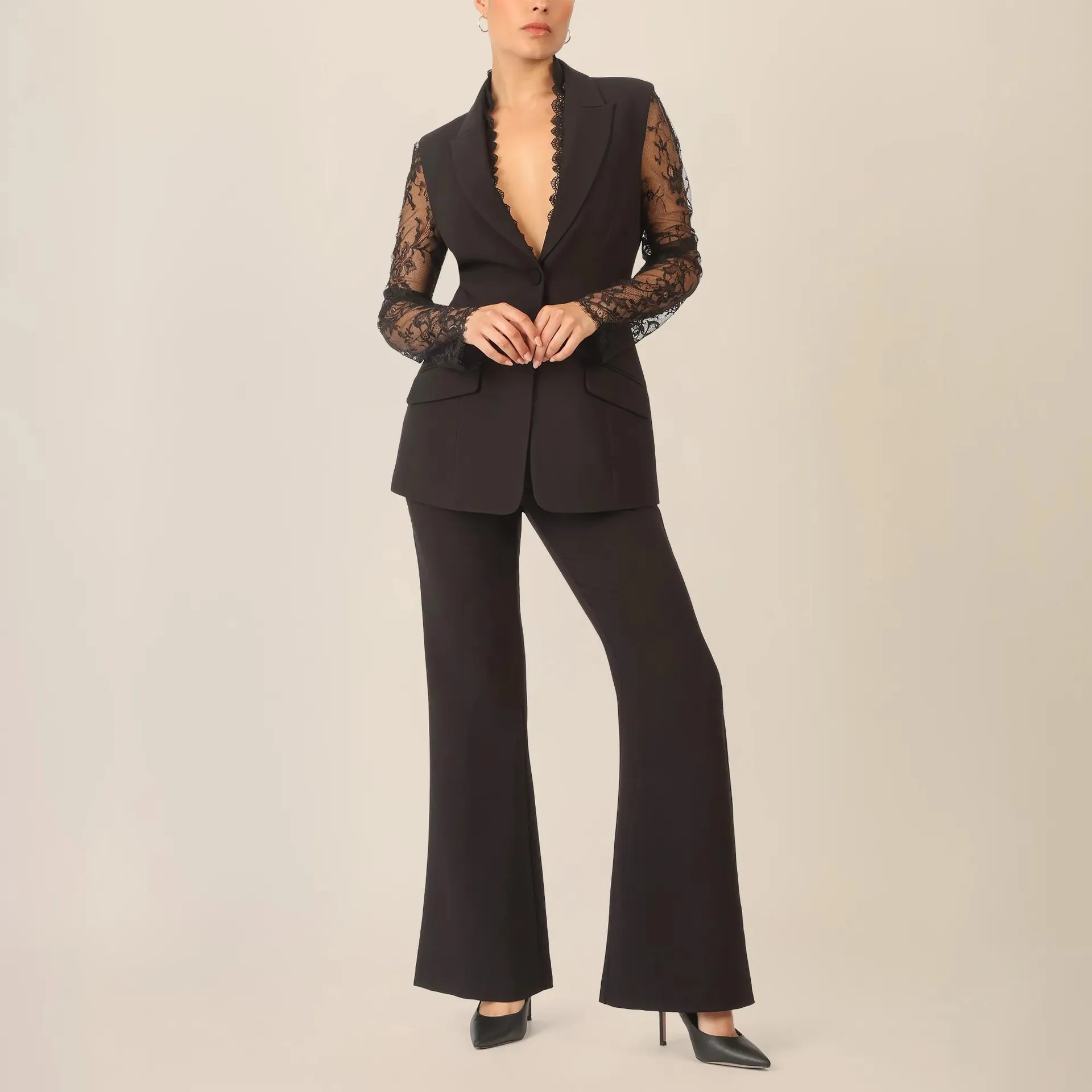 Apart - Hosenanzug - Größe 40 - schwarz – Bild 4