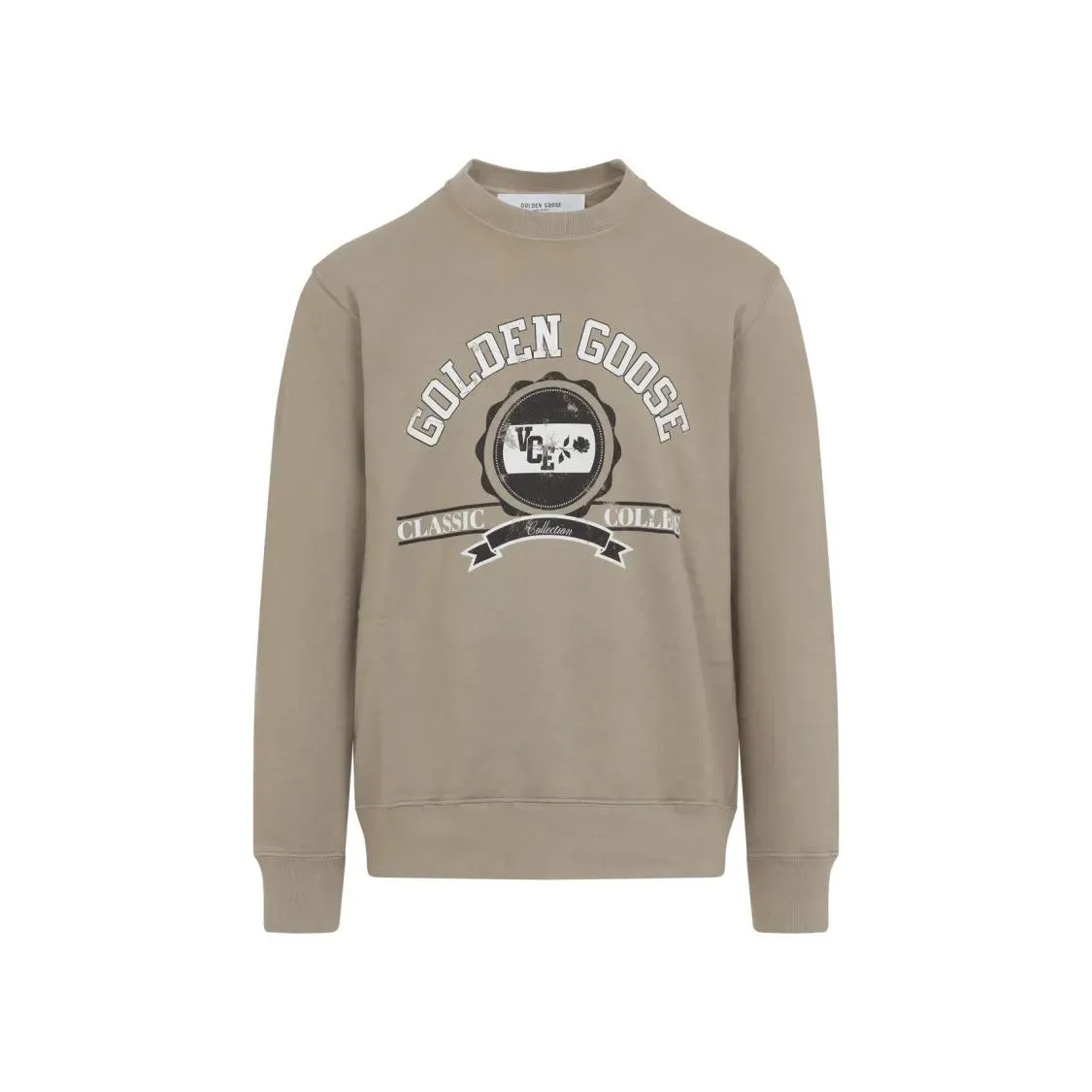 Golden Goose - Relaxed Fit Crewneck Sweatshirt - Größe M - grau Golden Goose - Relaxed Fit Crewneck Sweatshirt - Größe M - grau