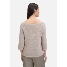 Grobstrick-Pullover mit 3/4 Arm Grobstrick-Pullover mit 3/4 Arm