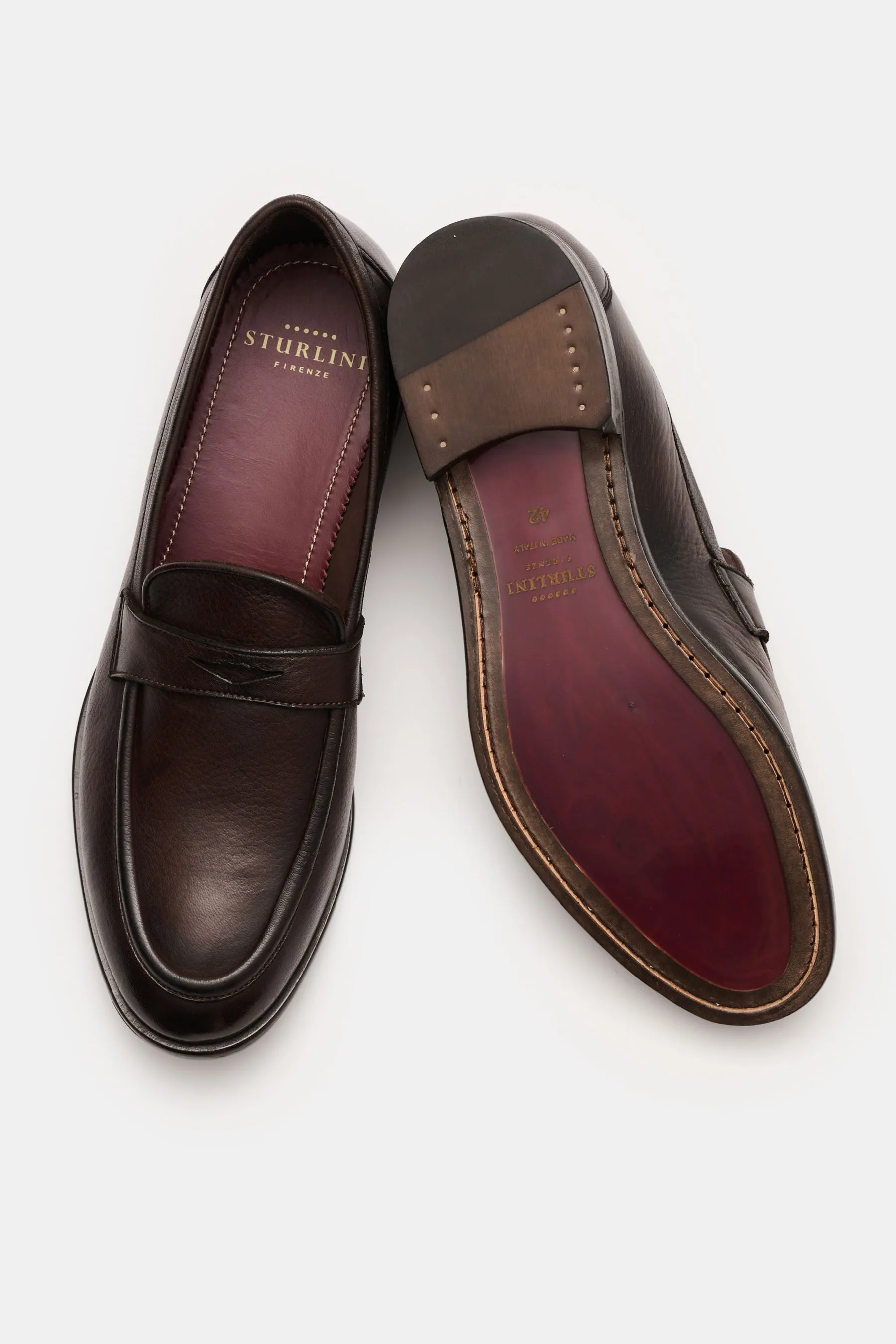 Sturlini - Herren - Penny Loafer 'Cervo Crast' dunkelbraun – Bild 2