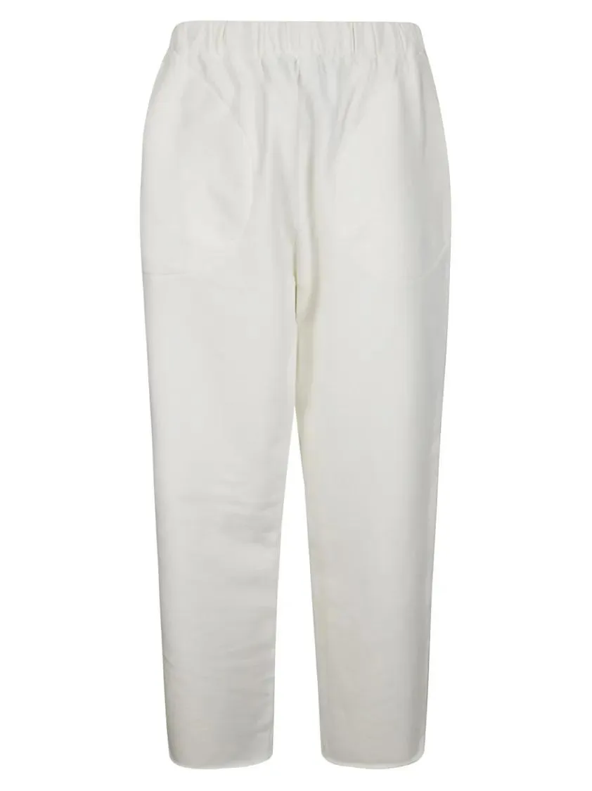 CINI VENEZIA - Relaxed Fit Cotton Joggers With Elasticated Waist - Größe 2 - weiß CINI VENEZIA - Relaxed Fit Cotton Joggers With Elasticated Waist - Größe 2 - weiß
