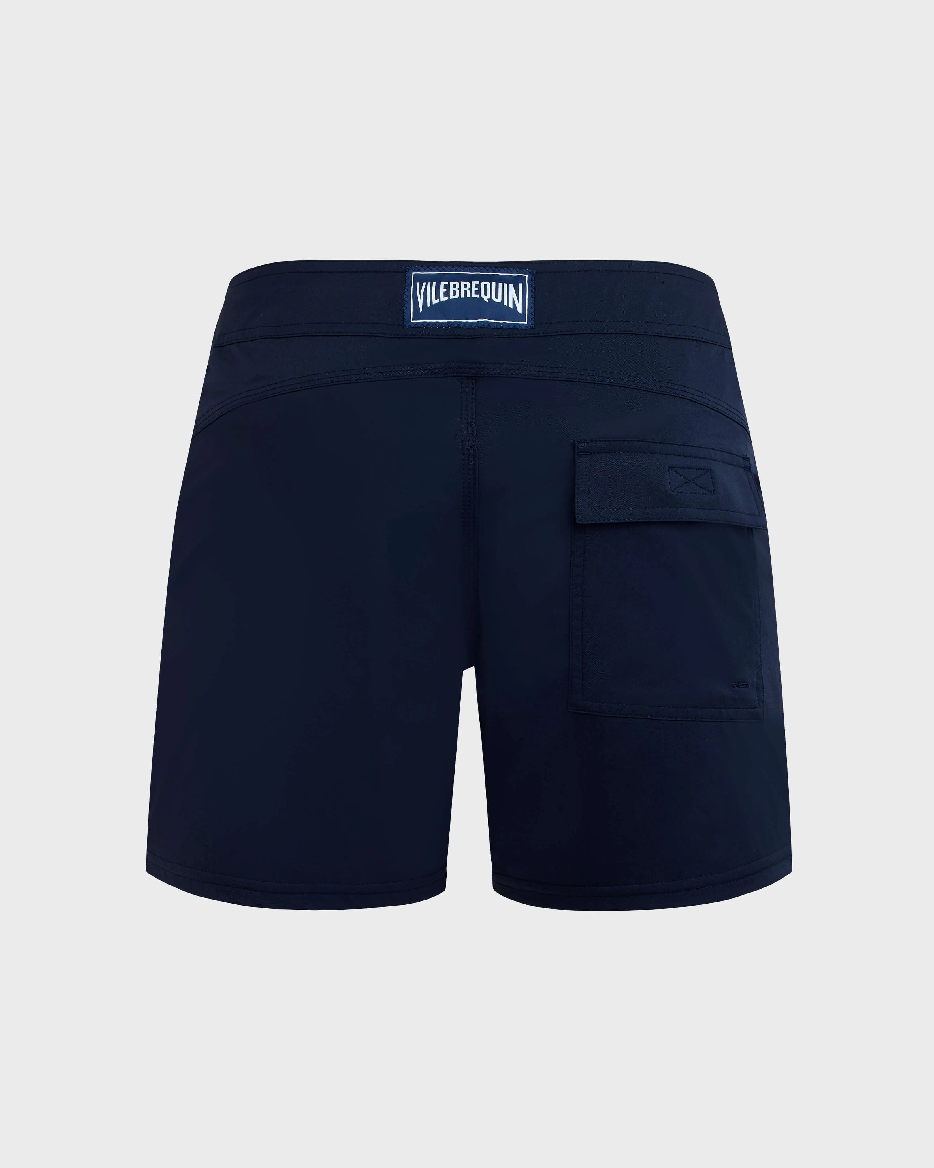 Vilebrequin - Solid Stretch-badeshorts Mit Flachem Bund Für Herren - Bademode - Merise - Blau - Größe XXL – Bild 2