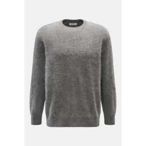 Soft Goat - Herren - Cashmere Rundhalspullover grau meliert Soft Goat - Herren - Cashmere Rundhalspullover grau meliert