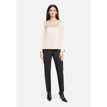 Schlupfbluse mit U-Boot-Ausschnitt