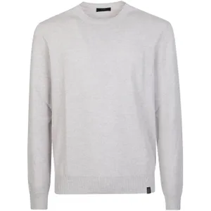 Fay - Round Neck Sweater Metallic - Größe 48 - gunmetal Fay - Round Neck Sweater Metallic - Größe 48 - gunmetal