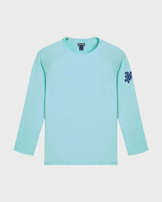 Vilebrequin - Langärmeliger Turtle Rashguard Mit Uv-schutz Für Herren - Rashguard - Regulary - Blau - Größe M Vilebrequin - Langärmeliger Turtle Rashguard Mit Uv-schutz Für Herren - Rashguard - Regulary - Blau - Größe M