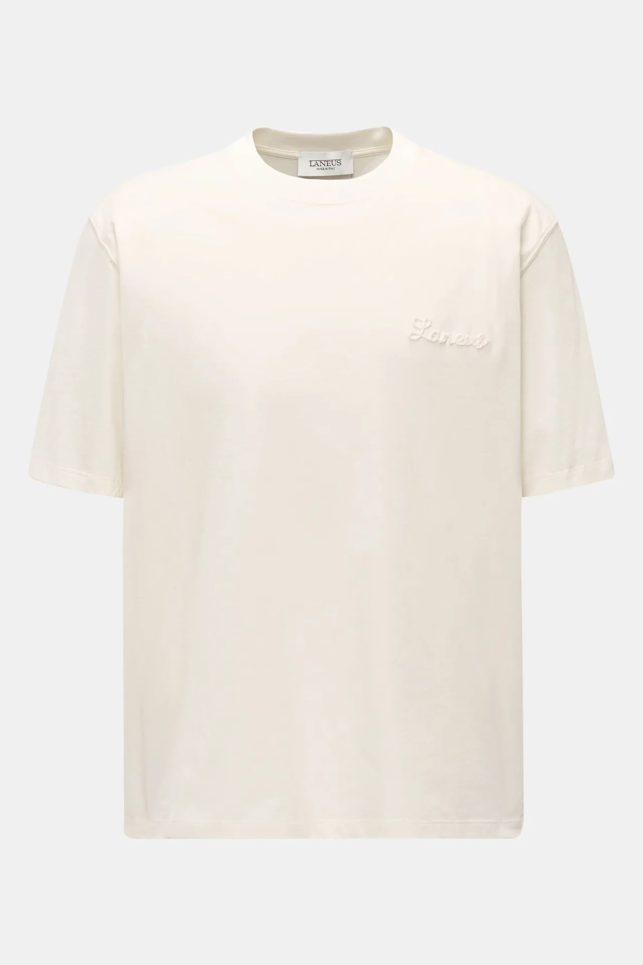 Laneus - Herren - Rundhals-T-Shirt offwhite Laneus - Herren - Rundhals-T-Shirt offwhite
