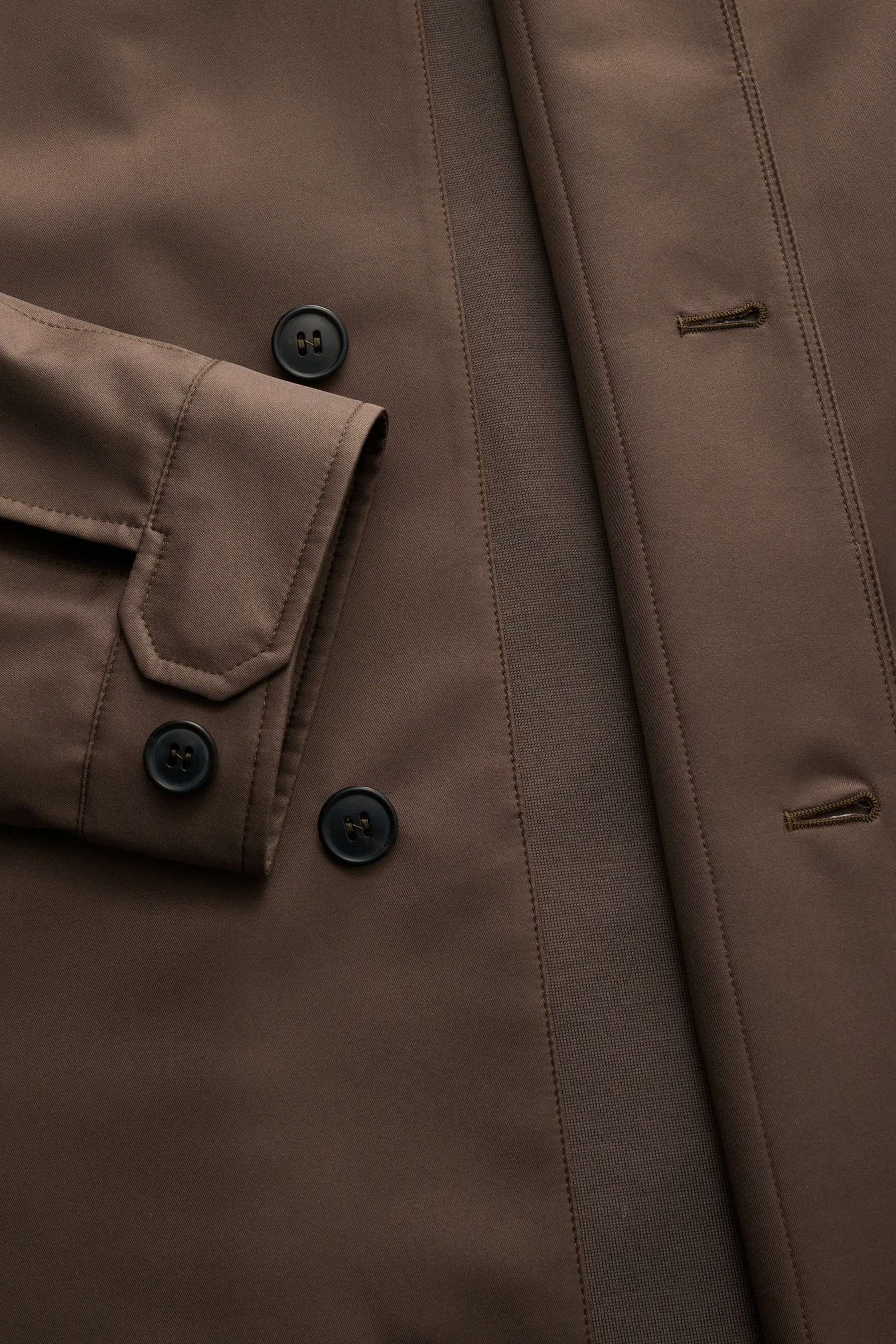 Zegna - Herren - Mantel 'Motorin' graubraun – Bild 4