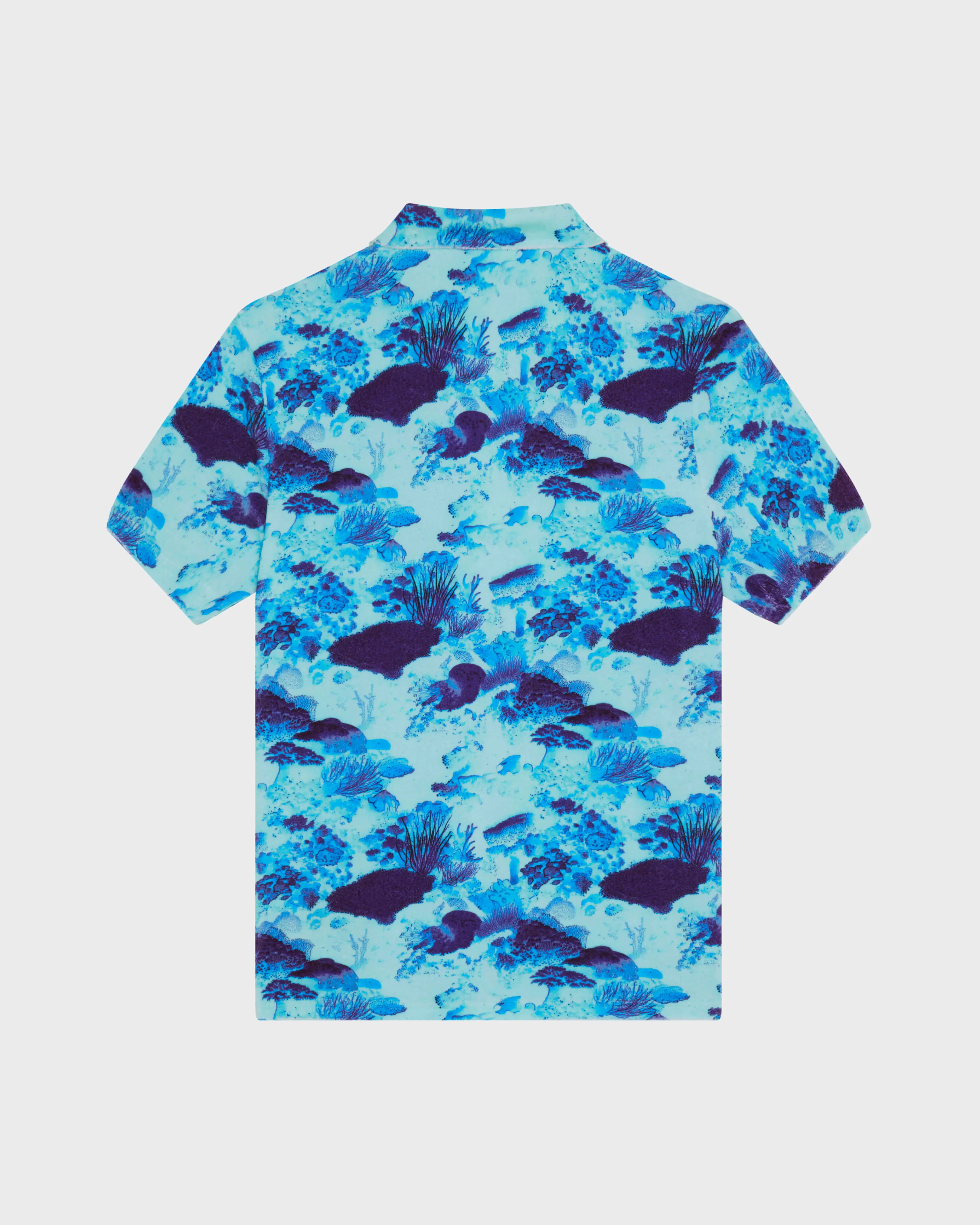 Vilebrequin - Coral Reef Polohemd Aus Frottee Für Herren - Polohemd - Phoenix - Blau - Größe XXXL – Bild 2