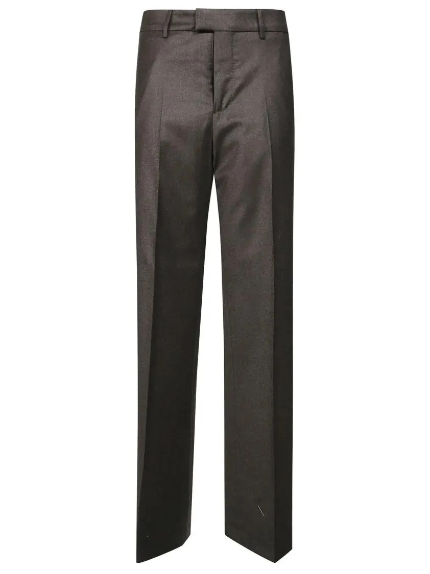 Berwich - Wide-Leg Straight-Leg Cashmere Wool Trousers - Größe 40 - schwarz Berwich - Wide-Leg Straight-Leg Cashmere Wool Trousers - Größe 40 - schwarz