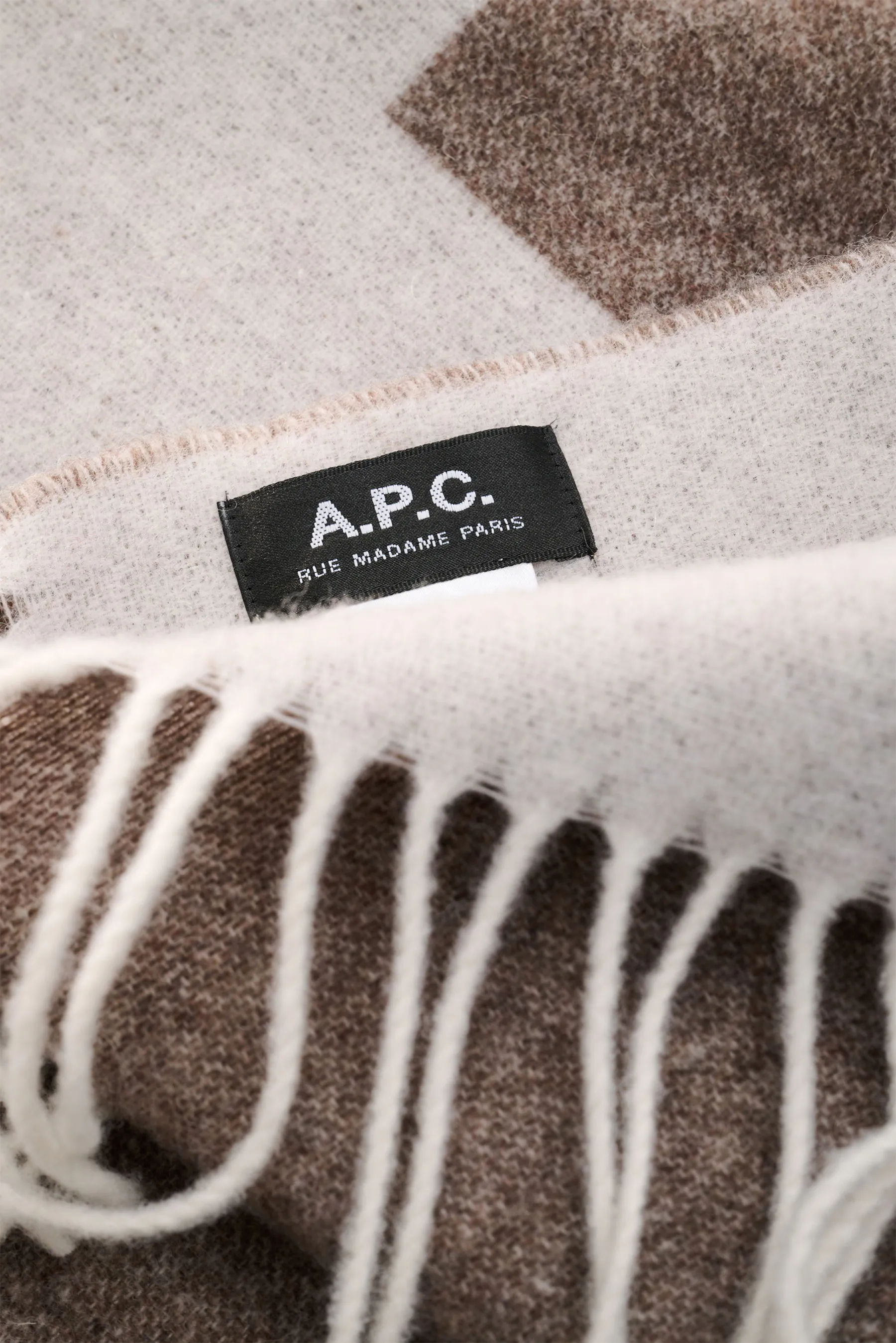 A.P.C. - Herren - Schal braun/offwhite – Bild 4