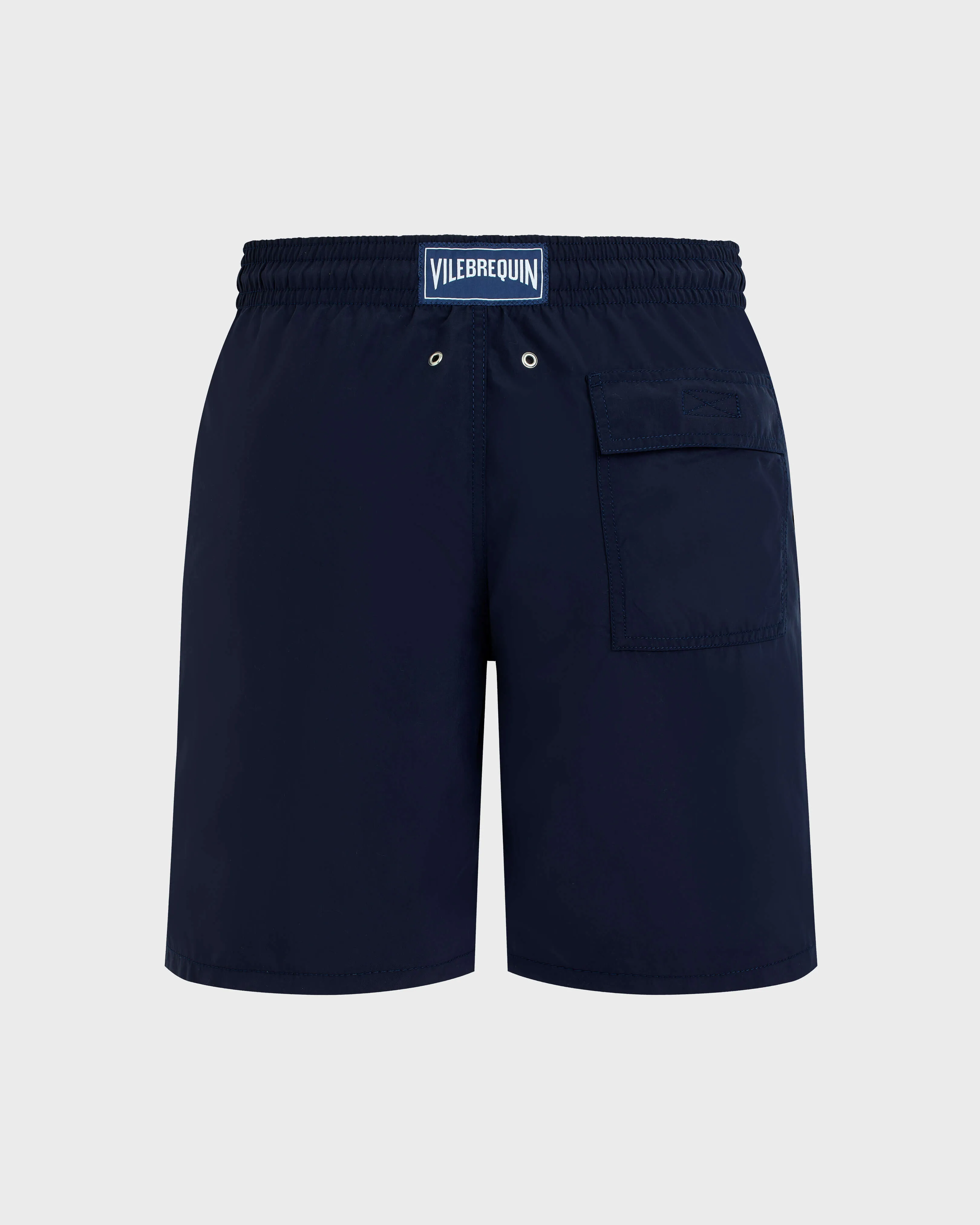 Vilebrequin - Lange Solid Badeshorts Für Herren - Bademode - Okoa - Blau - Größe M – Bild 2