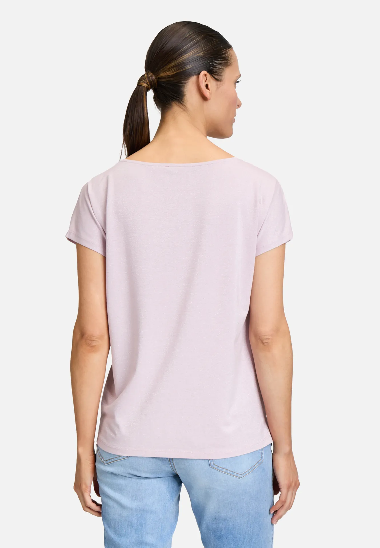 Halbarm-Shirt mit Schleifenknoten Halbarm-Shirt mit Schleifenknoten