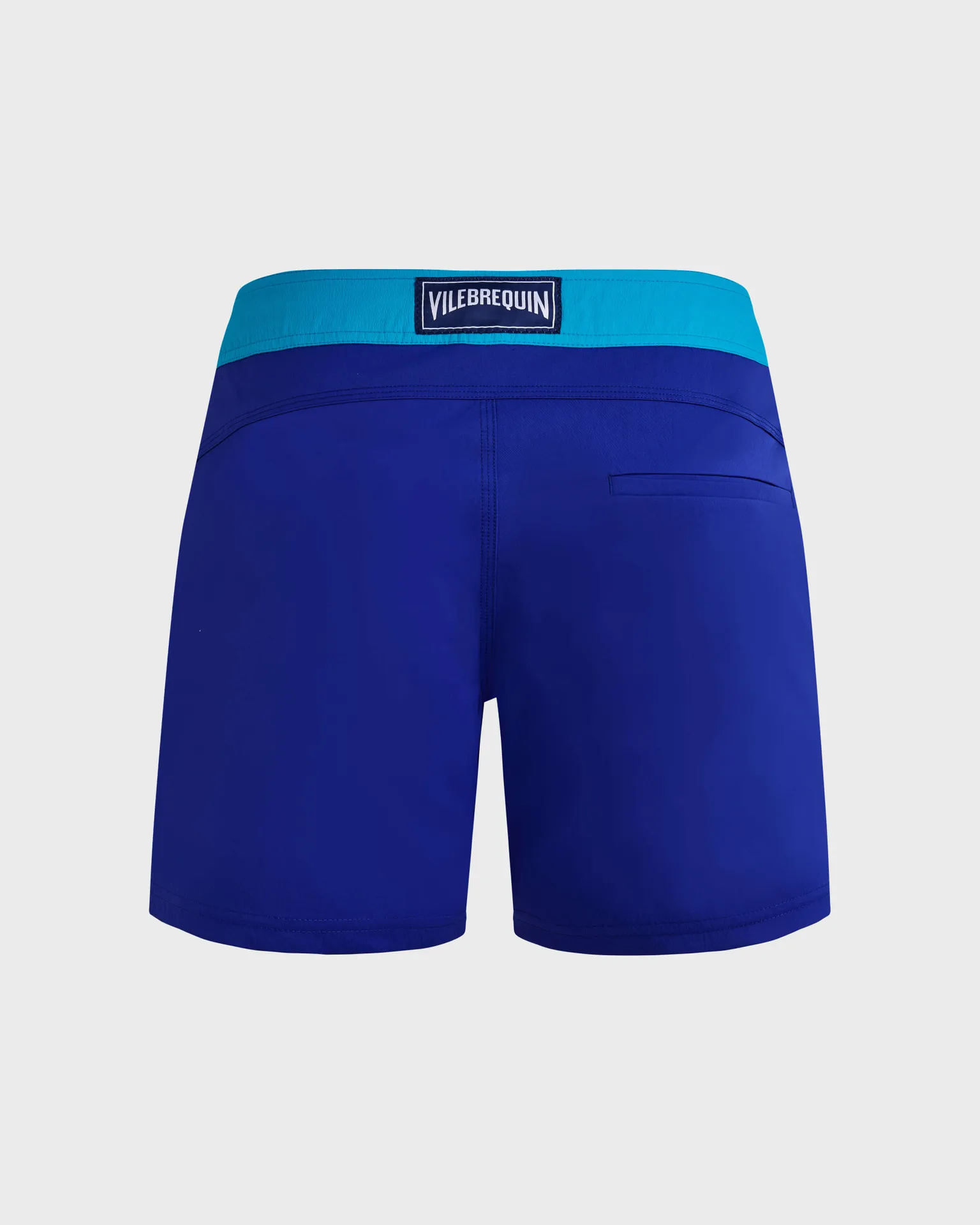 Vilebrequin - Color Block Stretch-badeshorts Mit Flachem Bund Für Herren - Bademode - Merle - Blau - Größe XXXL – Bild 2