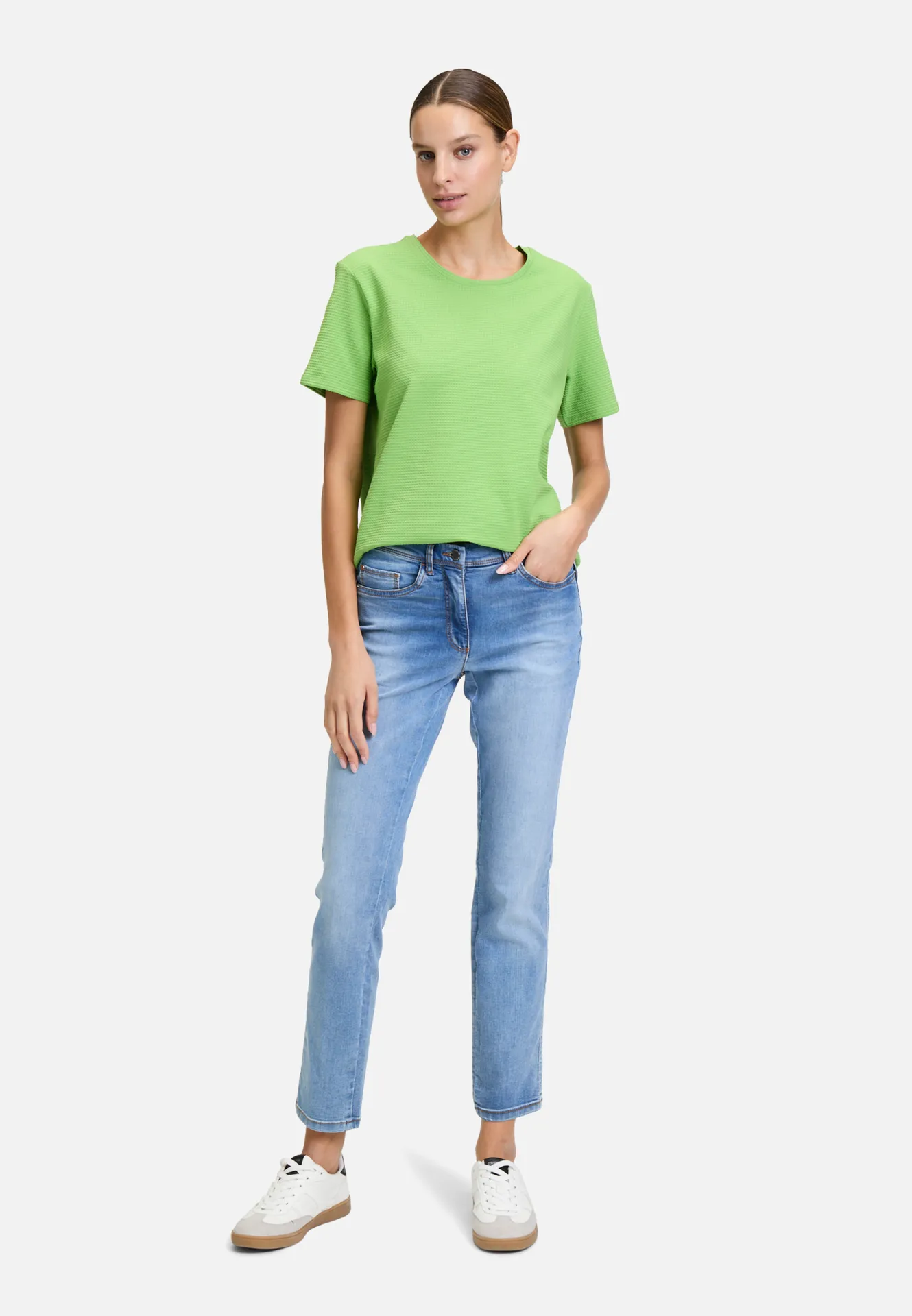 Basic Shirt mit Struktur – Bild 2