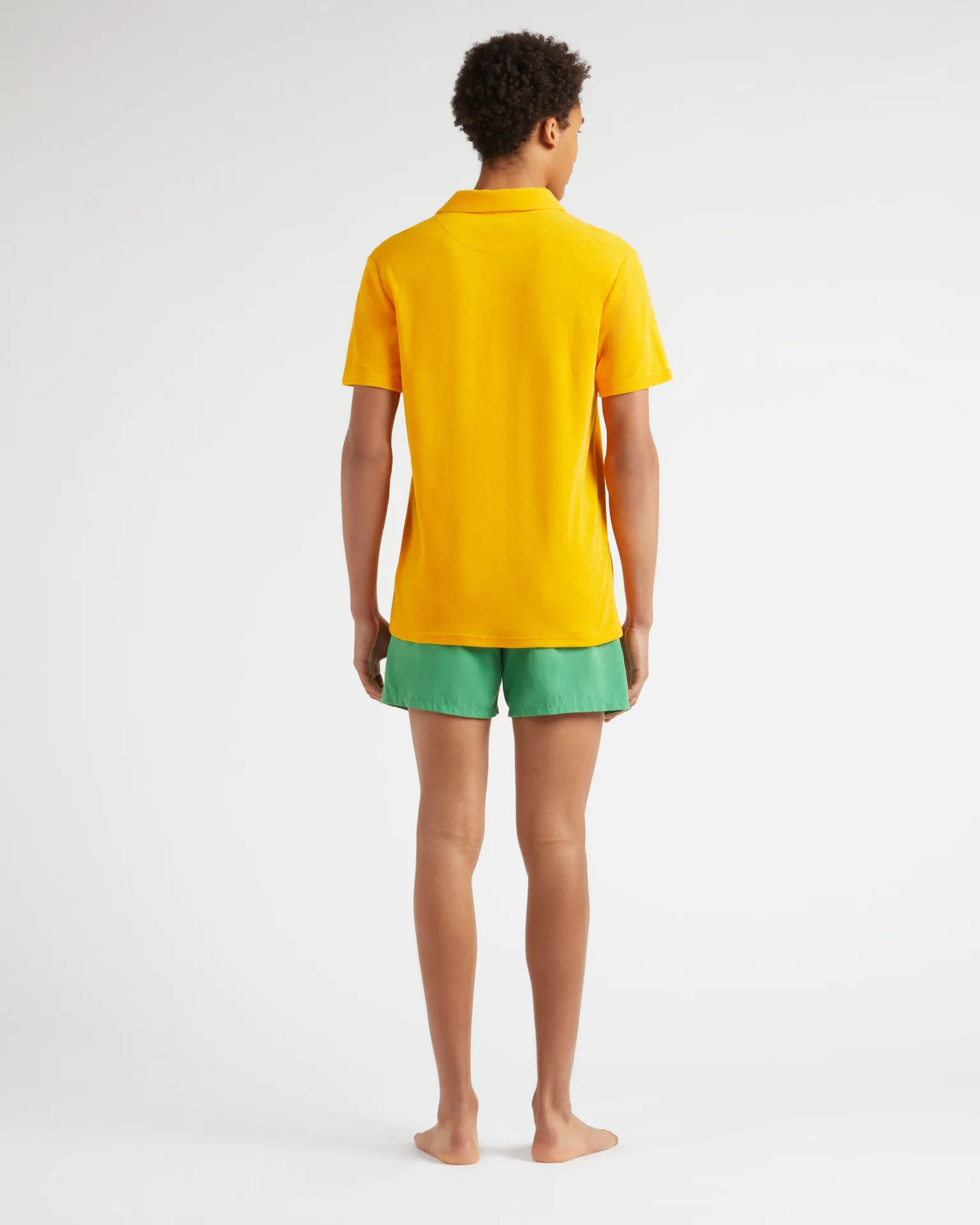 Vilebrequin - Solid Frottee-polohemd Für Herren - Polohemd - Phoenix - Orange - Größe XXXL – Bild 4