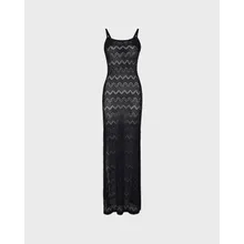 Vilebrequin - Langes Mesh-kleid Für Damen - Kleid - Lisanna - Schwarz - Größe L Vilebrequin - Langes Mesh-kleid Für Damen - Kleid - Lisanna - Schwarz - Größe L