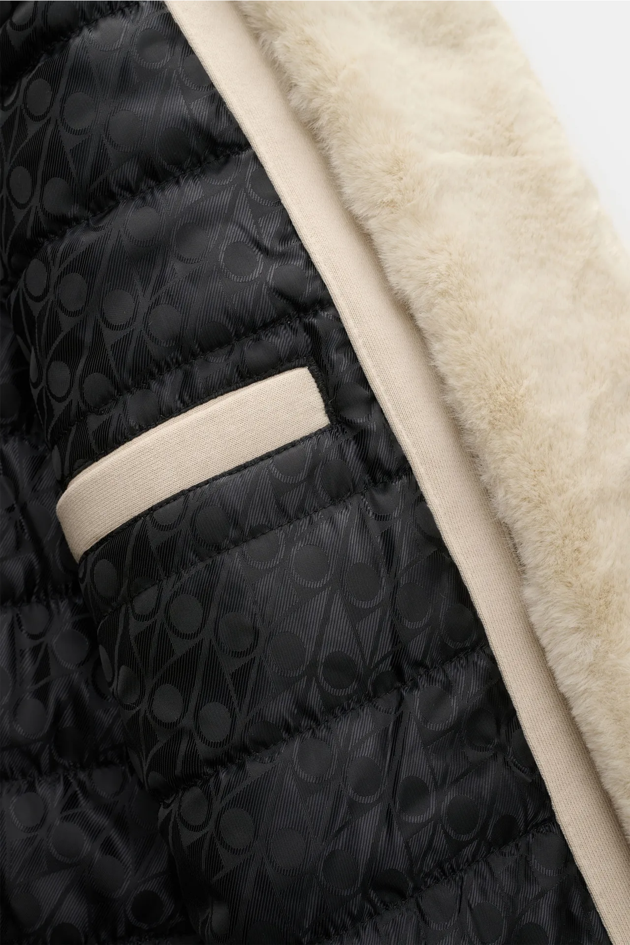 Moose Knuckles - Herren - Sweatjacke 'Classic Bunny' creme – Bild 7