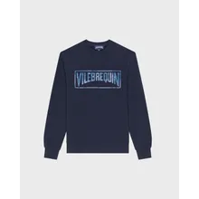 Vilebrequin - Sweatshirt Aus Bio-baumwolle Mit Geflocktem Vilebrequin-logo Für Herren - Sweatshirt - Jorasse - Blau - Größe S Vilebrequin - Sweatshirt Aus Bio-baumwolle Mit Geflocktem Vilebrequin-logo Für Herren - Sweatshirt - Jorasse - Blau - Größe S