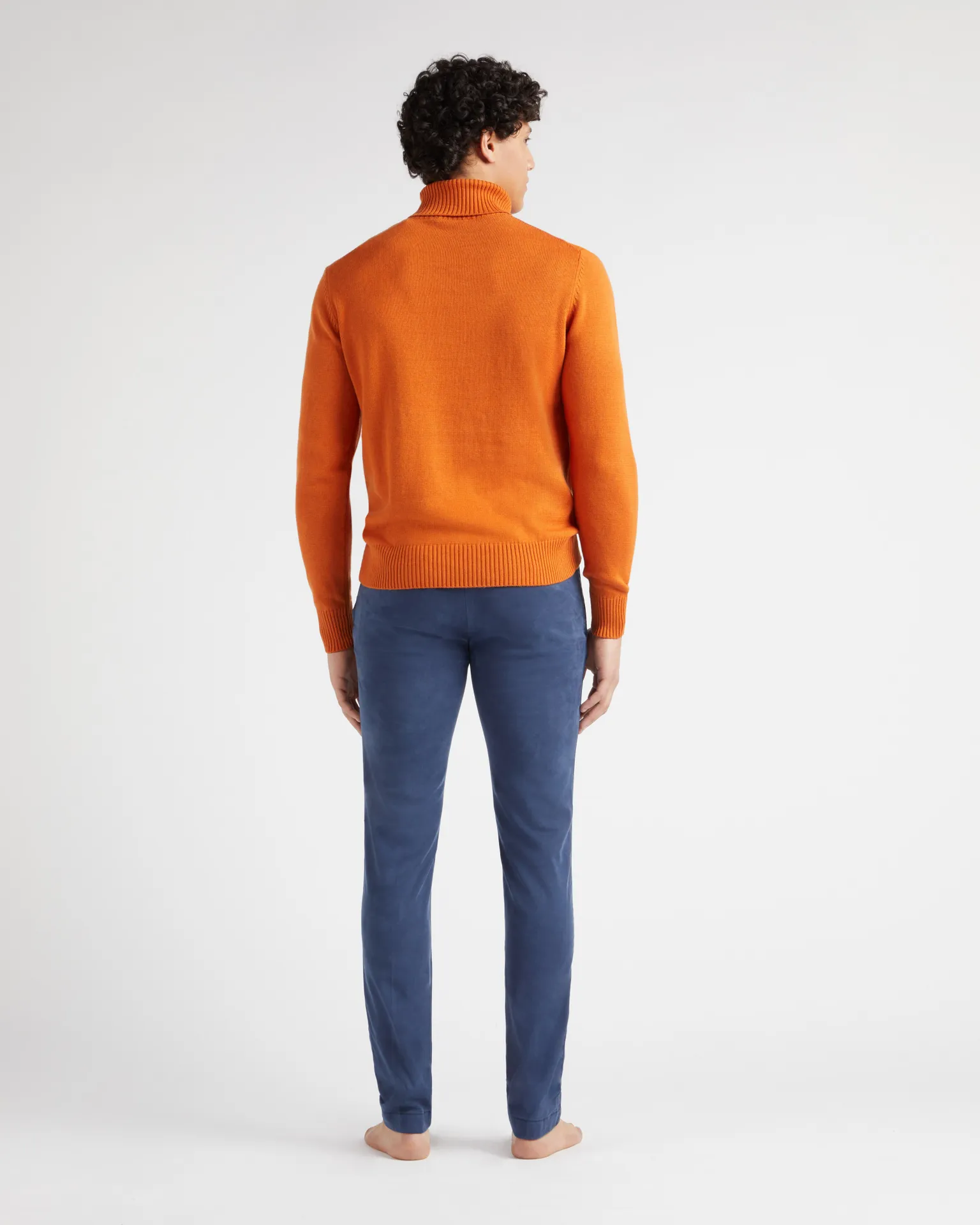 Vilebrequin - Turtle Rollkragenpullover Aus Baumwolle Und Kaschmir Für Herren - Pullover - Flegere - Marone - Größe XXL – Bild 4