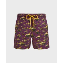Vilebrequin - Meca Fish Badeshorts Für Herren - Bademode - Moorea - Violett - Größe XXL Vilebrequin - Meca Fish Badeshorts Für Herren - Bademode - Moorea - Violett - Größe XXL