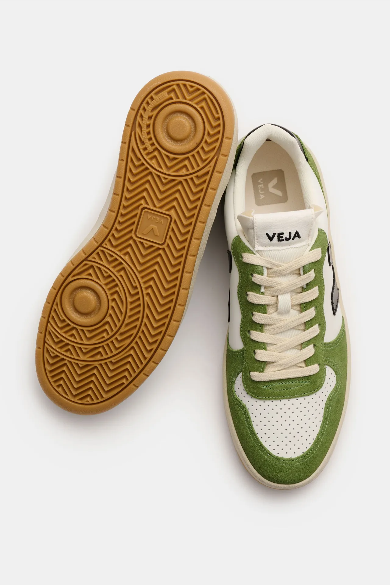 Veja - Herren - Sneaker 'V-10' grün/weiß/schwarz – Bild 2