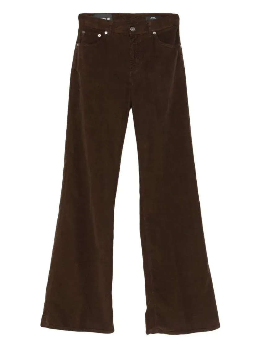 Dondup - Wide-Leg Brown Jeans With Five-Pocket Design - Größe 30 - braun Dondup - Wide-Leg Brown Jeans With Five-Pocket Design - Größe 30 - braun