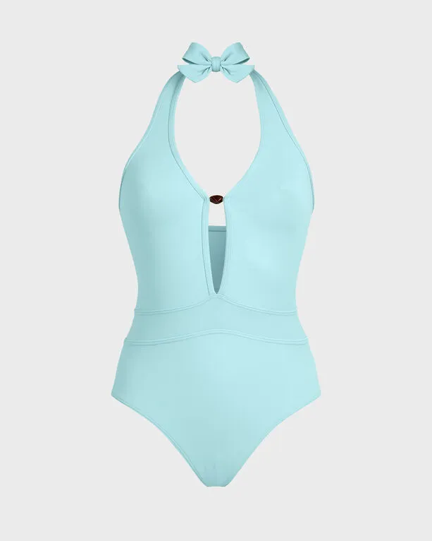 Vilebrequin - Solid Sculpting Badeanzug Mit Perlendetail Für Damen - Bademode - Lanissa - Blau - Größe S Vilebrequin - Solid Sculpting Badeanzug Mit Perlendetail Für Damen - Bademode - Lanissa - Blau - Größe S