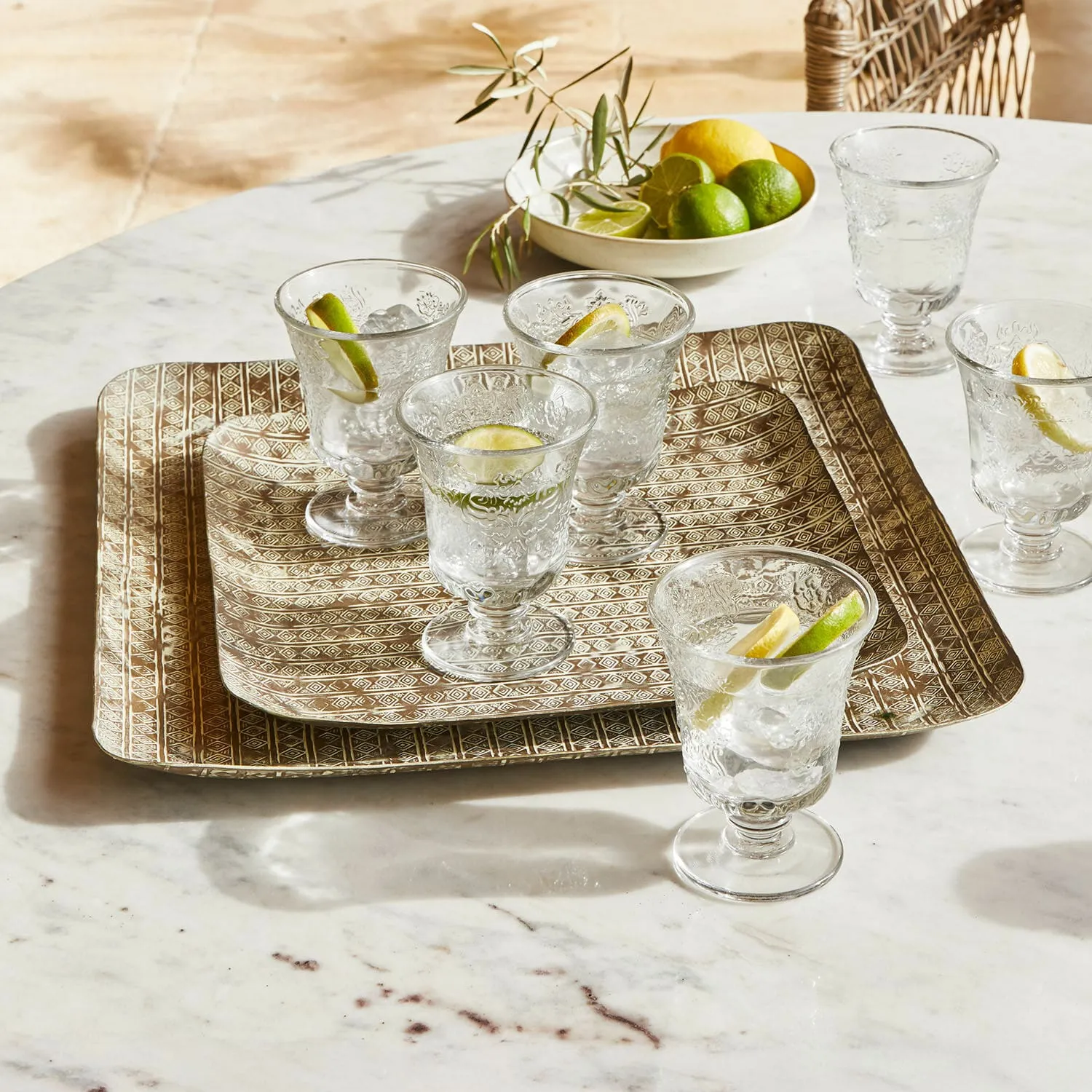 Tablett 2er Set Farouq Tablett 2er Set Farouq