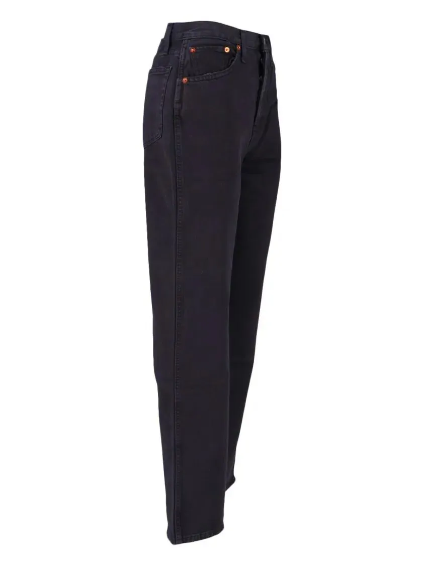 RE/DONE - '70S' Bootcut Jeans – Black - Größe 25 - schwarz – Bild 4