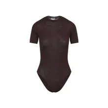 Alaia - Bordeaux Wool And Silk Slim-Fit Bodysuit - Größe 36 - rot Alaia - Bordeaux Wool And Silk Slim-Fit Bodysuit - Größe 36 - rot