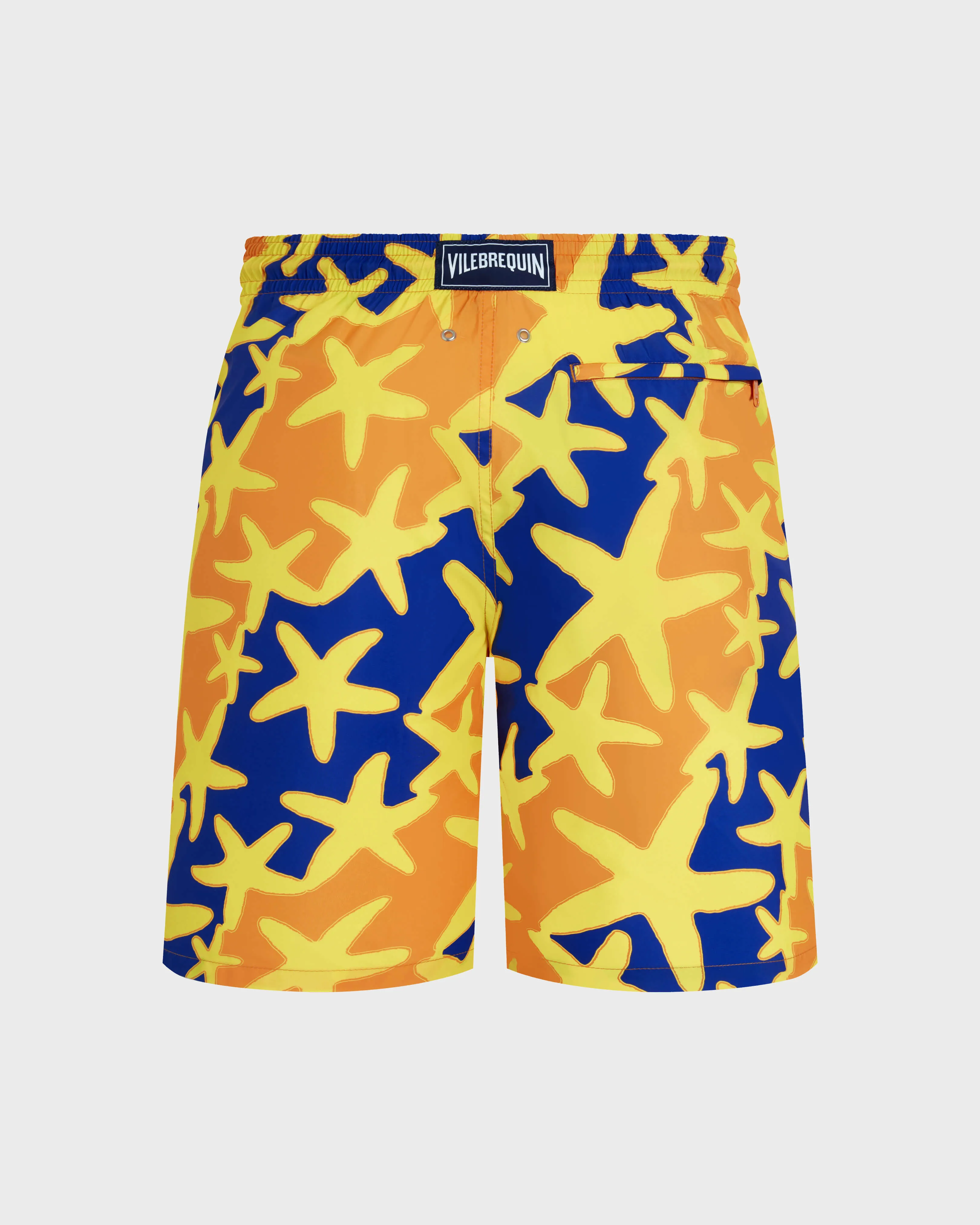 Vilebrequin - Lange Ultraleichte Und Verstaubare Starlight Badeshorts Für Herren - Bademode - Okohina - Orange - Größe S – Bild 2