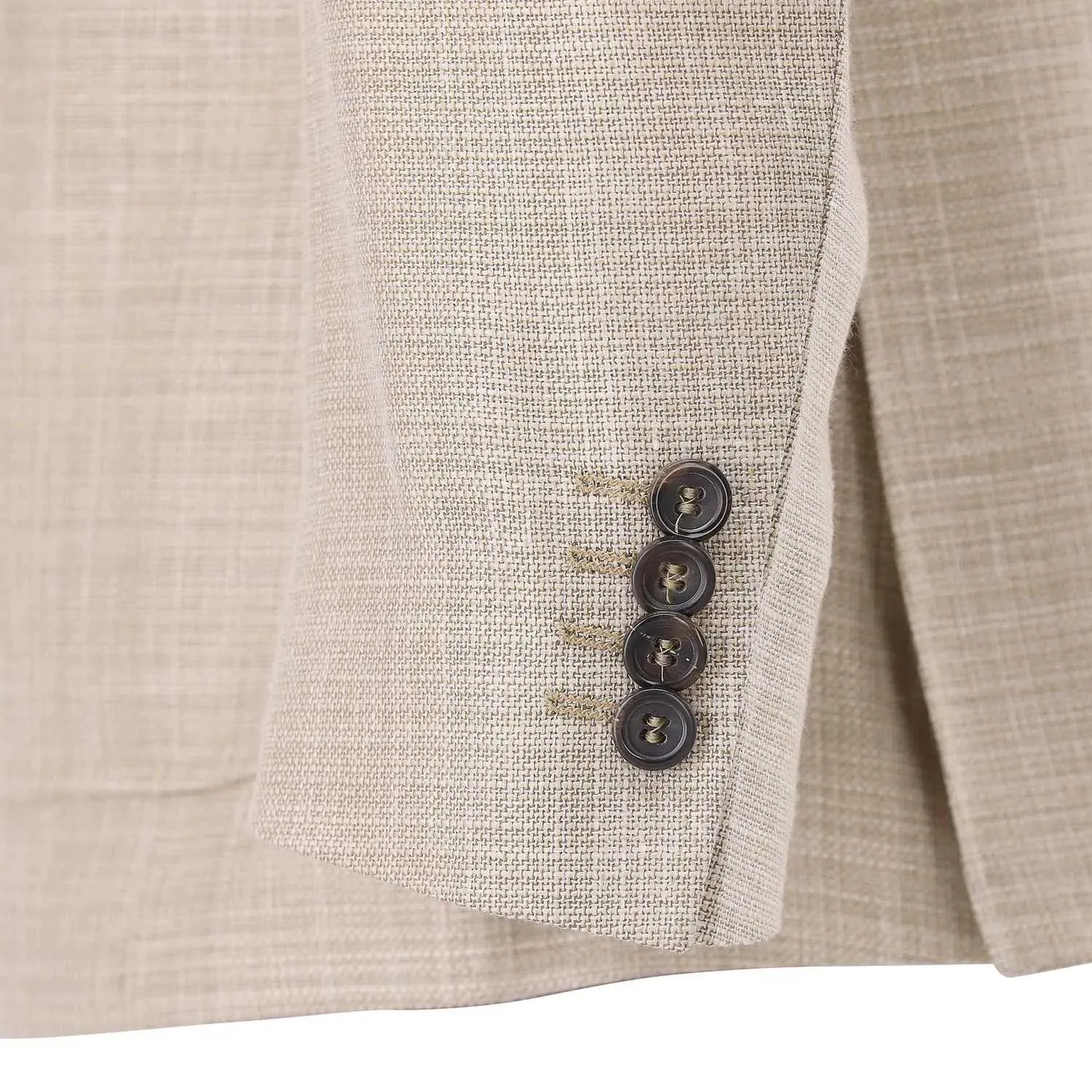 Canali - Sakko Kei aus Wollmix - Größe 50 - braun – Bild 3