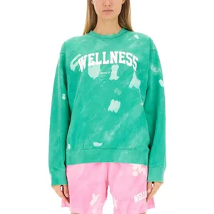 Sporty And Rich - Relaxed Fit Tie-Dye Sweatshirt - Größe S - grün Sporty And Rich - Relaxed Fit Tie-Dye Sweatshirt - Größe S - grün